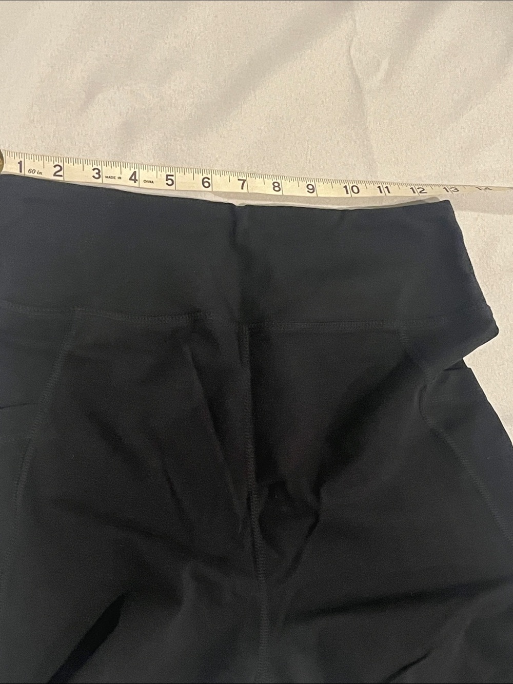 MATE Black Active Leggings Sz L Organic Cotton & Spandex - Picture 9 of 12